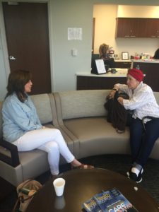 Chemo waiting room conversations
