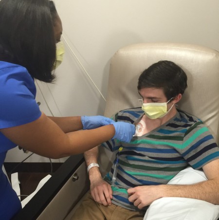 #danielkickscancer chemo round six