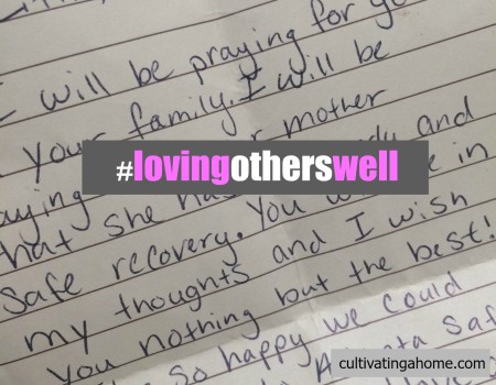 #lovingotherswell cultivatingahome.com