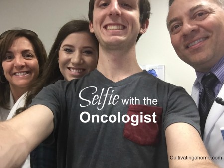 selfie with the oncologist