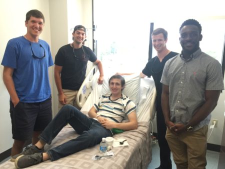 Chemo Round 12, asking friends to be his groomsmen